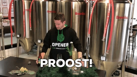 TeunOpener giphygifmaker cheers bier craftbeer GIF