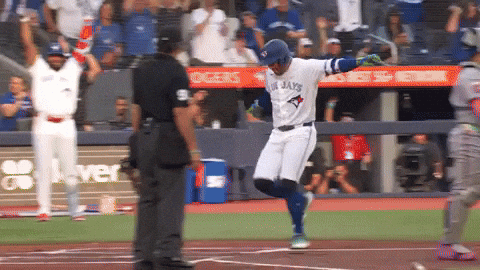 Blue Jays Hug GIF by Toronto Blue Jays