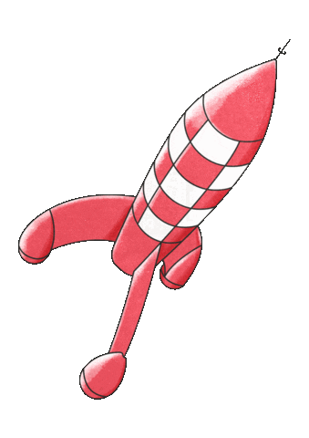 Studio_Populaire giphyupload illustration rocket startup Sticker