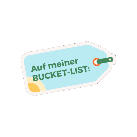 Bucket List Wunsch Sticker by Airalo