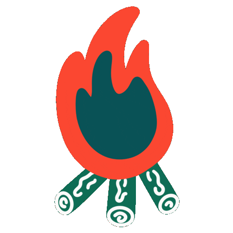 Fire Campfire Sticker