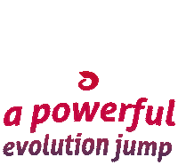 Jump Evolution Sticker by Aerower