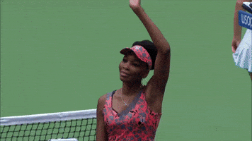 happy venus williams GIF by US Open