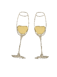 Cheers Celebrate Sticker by Timber Hill Winery