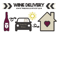 Wine Delivery Sticker by Timber Hill Winery