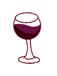 Wine Drinking Sticker