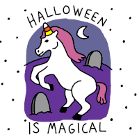 halloween unicorns GIF by Look Human