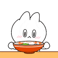 Yum Yum Eating Sticker by Kcomics