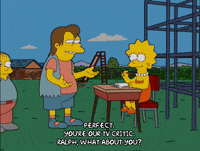 lisa simpson interview GIF
