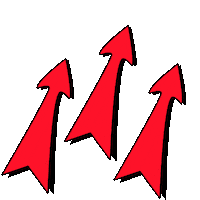 SportSpar arrows pfeil red arrows sportspar Sticker