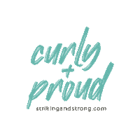Curls Curly Hair Sticker by Striking + Strong