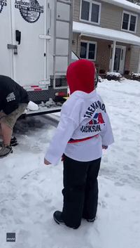 6-Year-Old Practices Karate Chops With Snow Blocks Before Decapitating Snowman