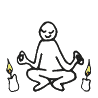 ApsiGraph candle zen bougie apsi Sticker