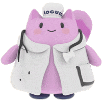 Suspicious Pinkcat Sticker by Locum Apps