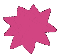 Jessicaldifap pink doodle shape pattern Sticker