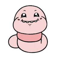 happy pink Sticker by Aminal Stickers
