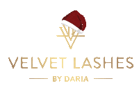 christmas lash Sticker by Velvet Lashes