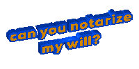 Last Will And Testament Sticker by NeighborlyNotary®
