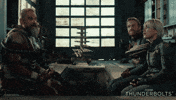 Thunderbolts Laughing GIF by Marvel Studios