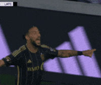 Happy Denis Bouanga GIF by Major League Soccer