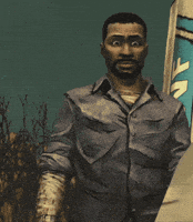 Nervous The Walking Dead Game GIF
