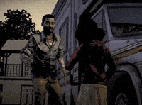 The Walking Dead Game Hug GIF