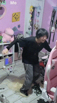 Hair Tripping GIF