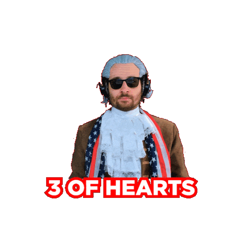 Three Hearts Sticker