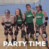 Roller Derby Party GIF by Nottingham Roller Derby