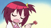 space patrol luluco eating GIF by Funimation