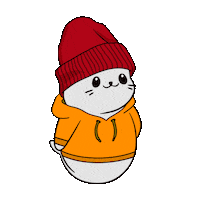 Happy Big Eyes Sticker by Sappy Seals Community