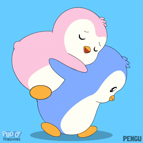 I Love You Hug GIF by Pudgy Penguins