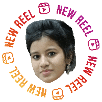 Rupalimishra Sticker by BORN ON INSTAGRAM