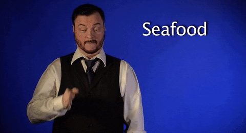sign language seafood GIF by Sign with Robert