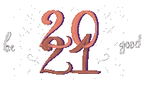Thunder_foxy design good new year lettering Sticker