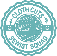 Sewing Fabric Sticker by Cloth Cuts