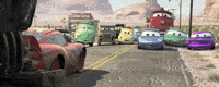 lightning mcqueen cars GIF by Disney Pixar