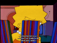 Season 4 Sigh GIF by The Simpsons