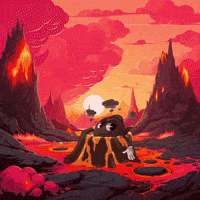 Summer Melting GIF by Oddsturgeon