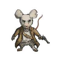 Bounty Hunter Art Sticker