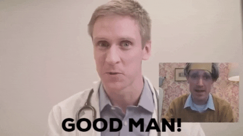Good Man Doctor GIF by FoilArmsandHog