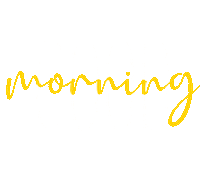 Good Morning Rainbow Sticker