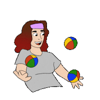 Gym Playing Sticker