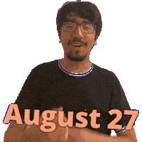 August Sticker