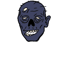 Crea_vid scary creepy zombie miedo Sticker