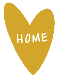 Home Love Heart Sticker by Nyla Free Designs Inc
