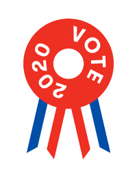 Vote Ribbon Sticker by OMD USA