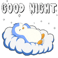 Tired Good Night Sticker by Pudgy Penguins