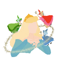 Sleeping Beauty Disney Sticker