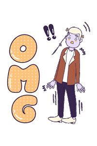 ThankViews halloween omg scary scared Sticker